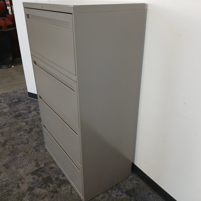 30" Four Drawer Lateral File Cabinet