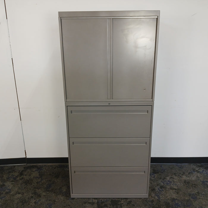 Lateral File Cabinet with Storage