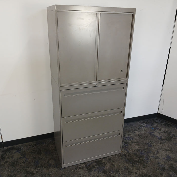 Lateral File Cabinet with Storage