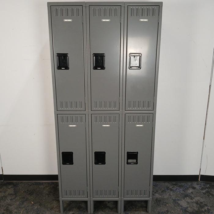 6 Locker Bank