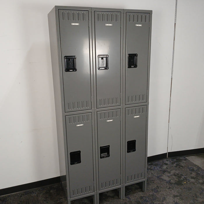 6 Locker Bank