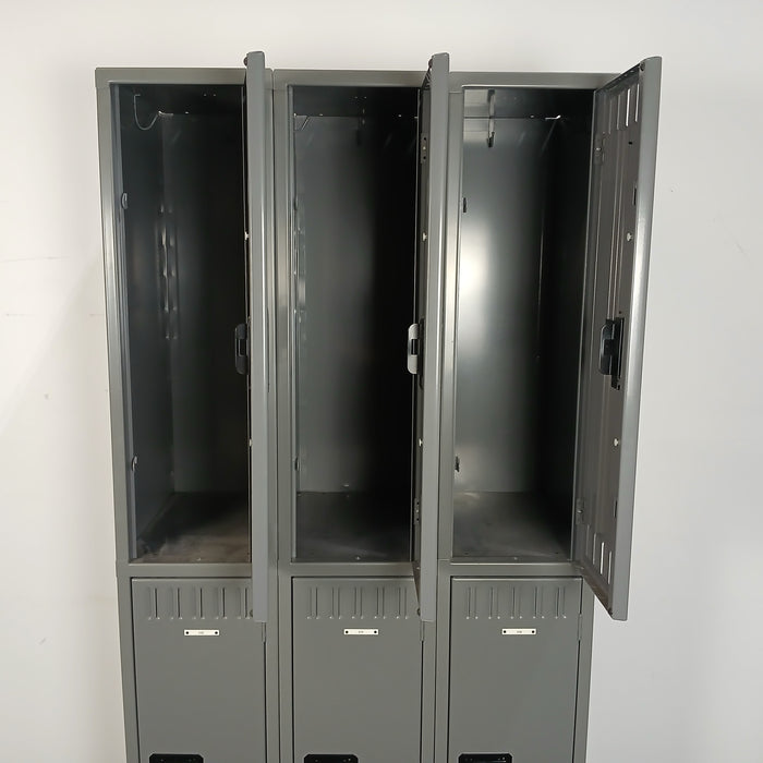 6 Locker Bank