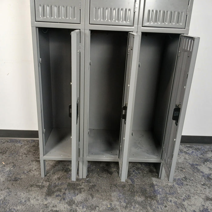 6 Locker Bank