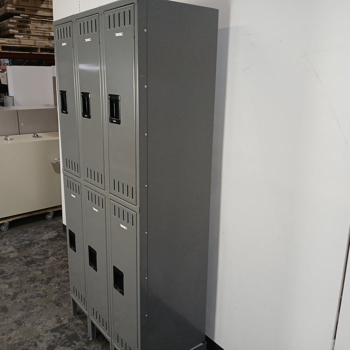 6 Locker Bank