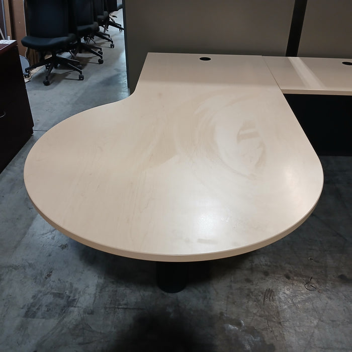 U-Shaped Conference Bullet Desk