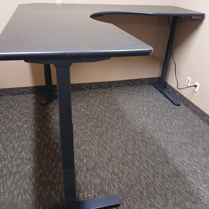 L-Shaped Sit/Stand Desk