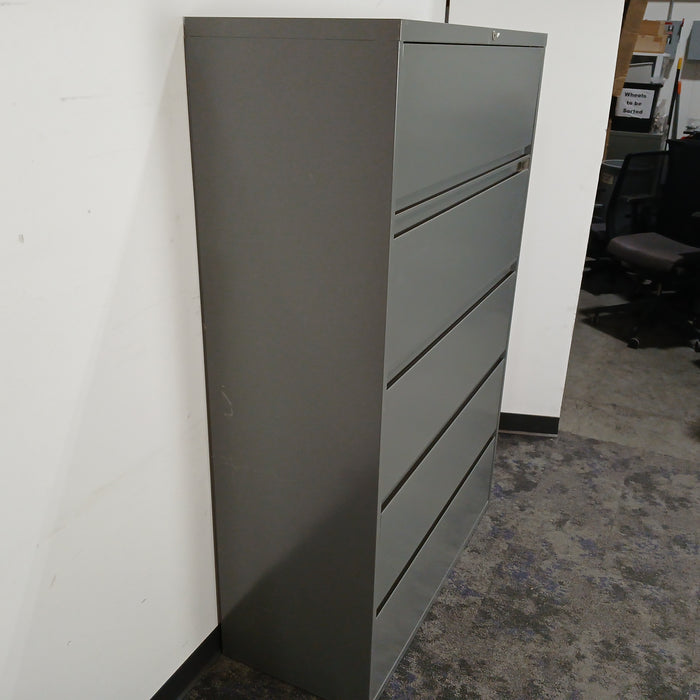 42" 5 Drawer Lateral File Cabinet