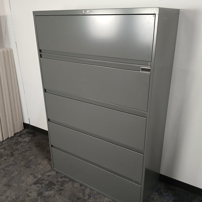 42" 5 Drawer Lateral File Cabinet