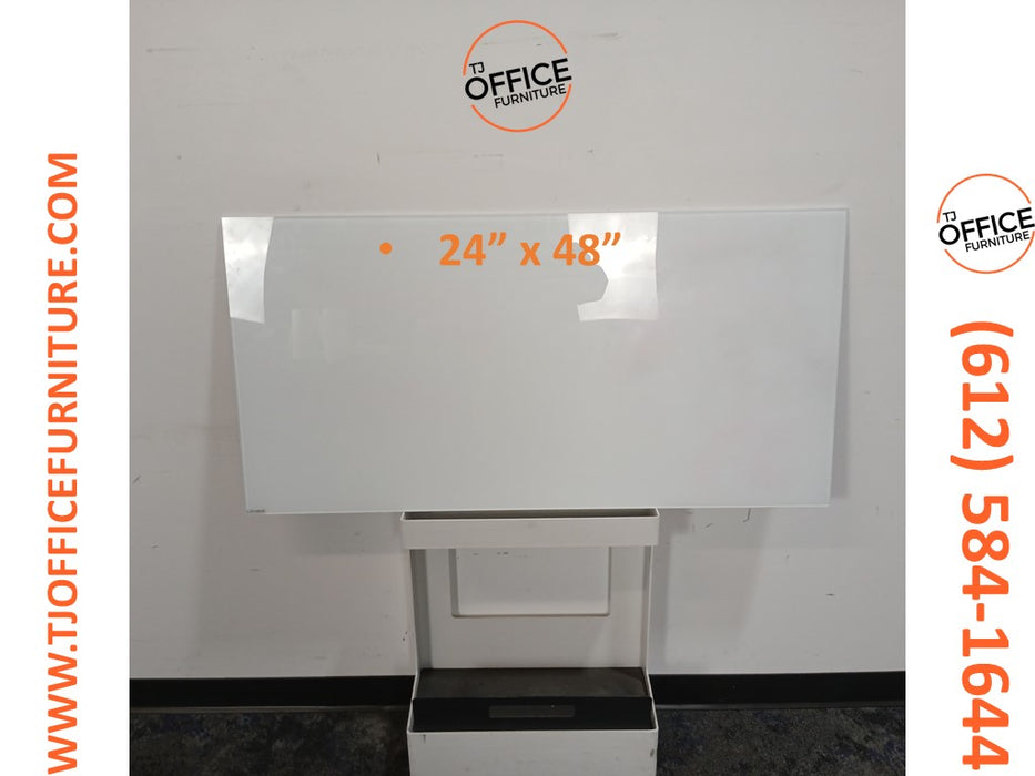 2' x 4' Glass Whiteboard / Dry Erase (#6630)