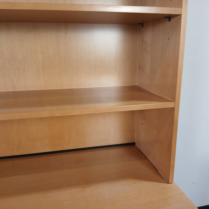 Two Drawer Lateral File Cabinet with Bookcase