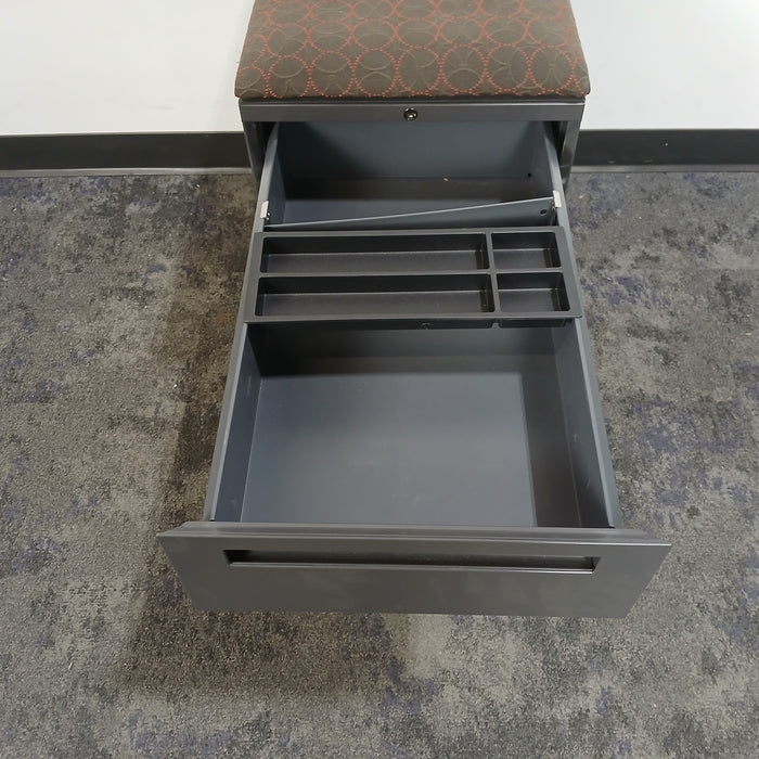 2 Drawer Pedestal File Cabinet