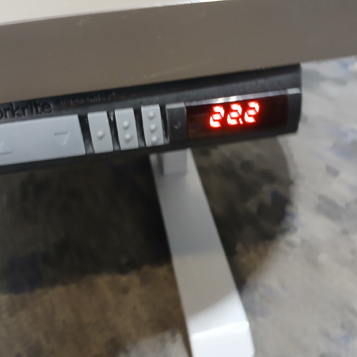 L-shaped standing desk