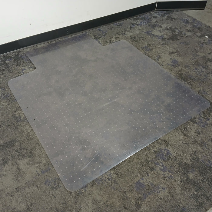 Square Chair Mat with Lip