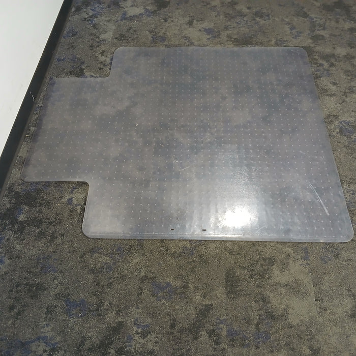 Square Chair Mat with Lip