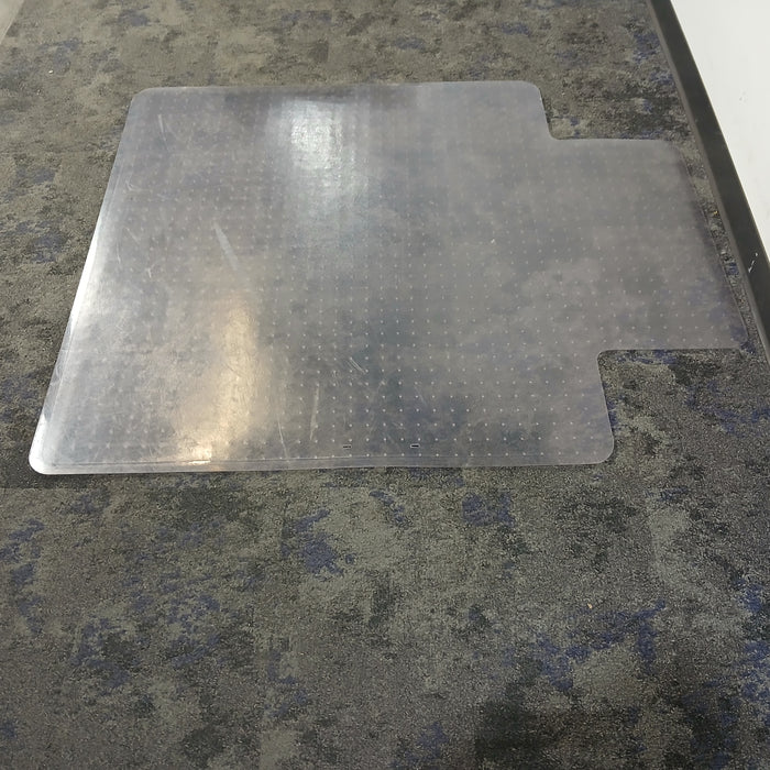Square Chair Mat with Lip