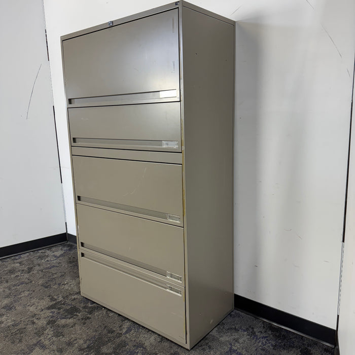 36" 5 Drawer Lateral File Cabinet