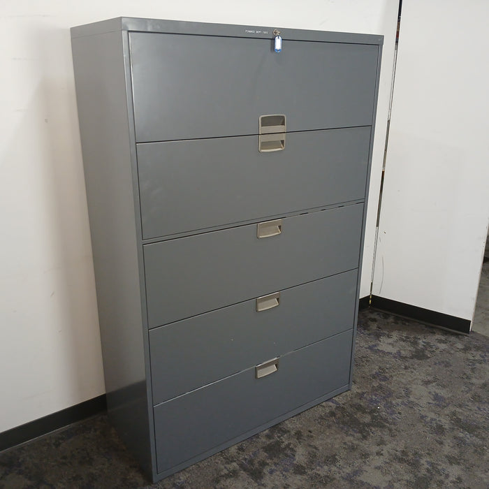 42" 5 Drawer Lateral File Cabinet