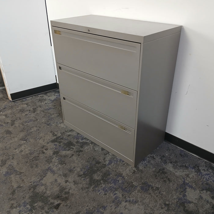 36" 3 Drawer Lateral File Cabinet