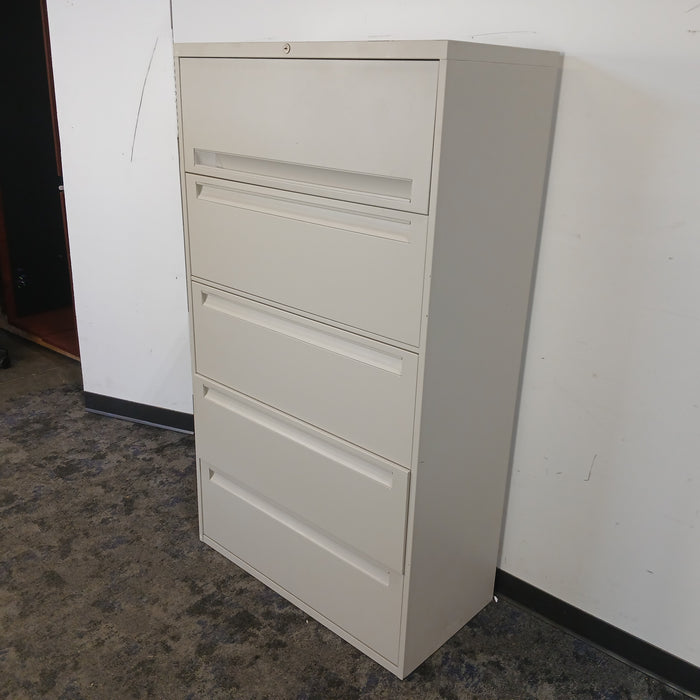36" 5 Drawer Lateral File Cabinet