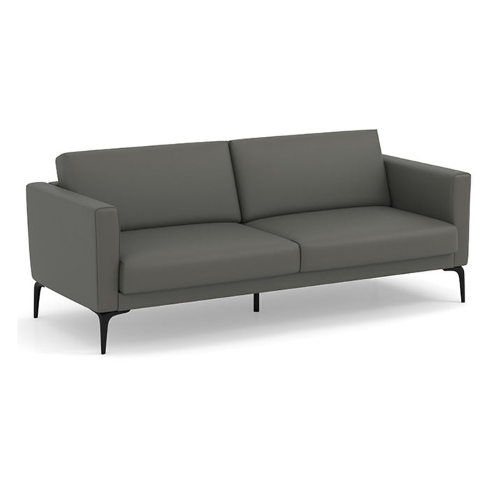 ENZO 3 SEAT SOFA-BLK LEGS/GREY UU012