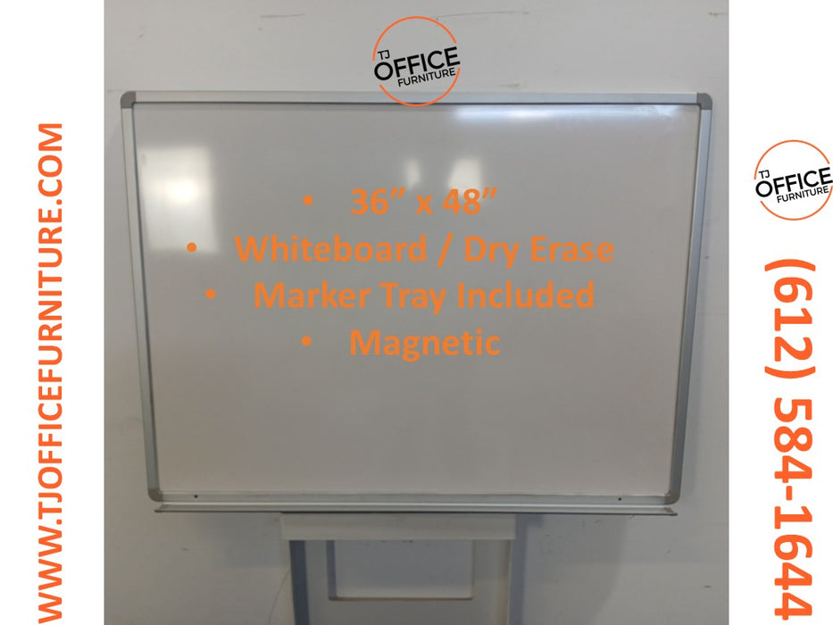 36" x 48" Whiteboard / Dry Erase (#6845)