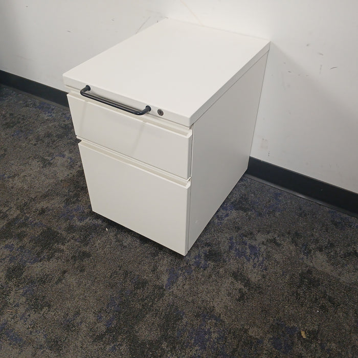 2 Drawer B/F Pedestal File Cabinet
