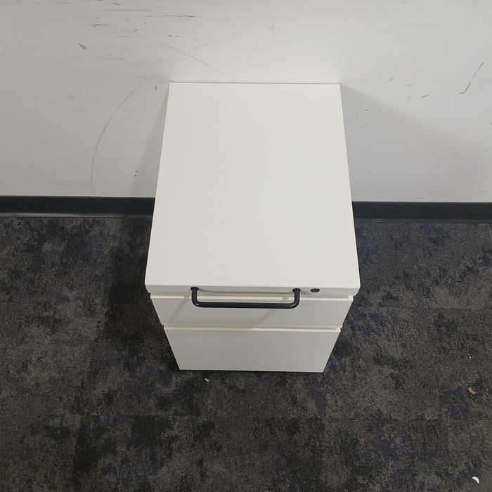 2 Drawer B/F Pedestal File Cabinet