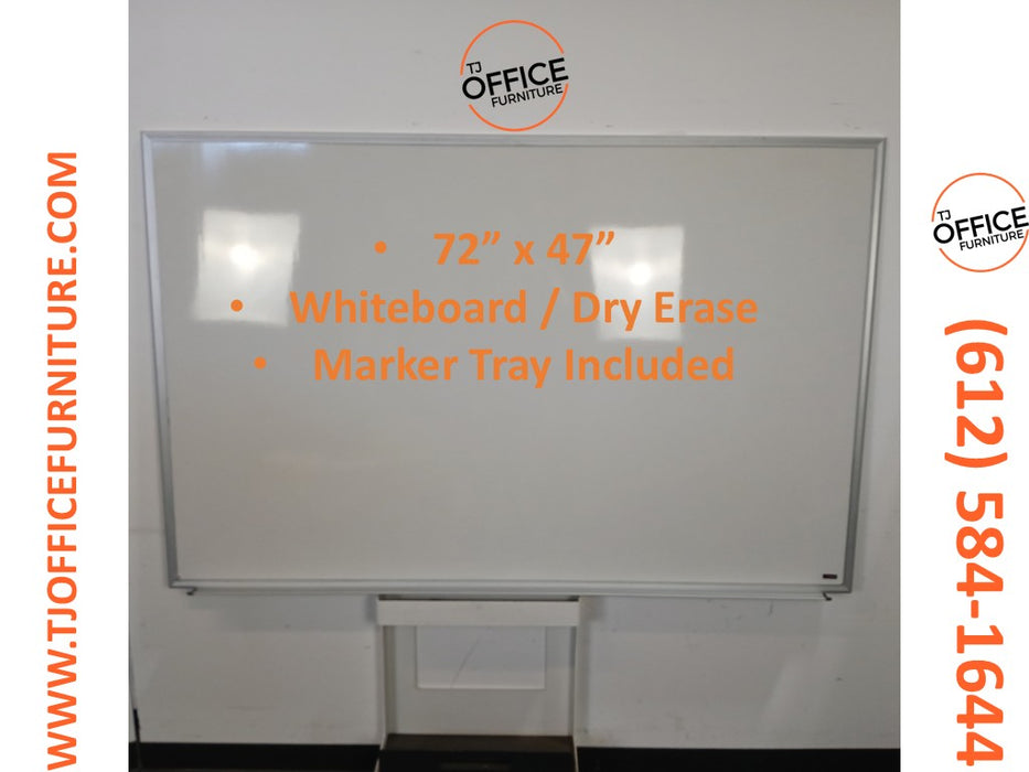 47" x 72" Whiteboard / Dry Erase (#6884)