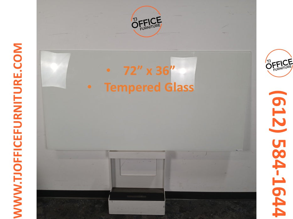 36" x 72" Glass Whiteboard / Dry Erase (#6951)