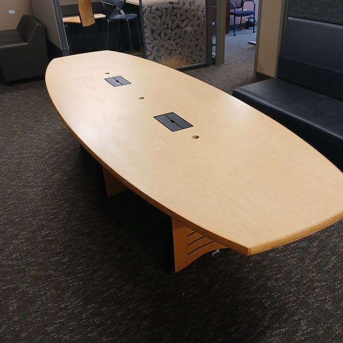 10' Boat Shape Conference Room Table
