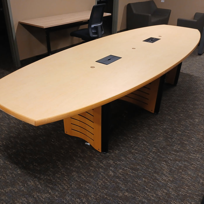 10' Boat Shape Conference Room Table