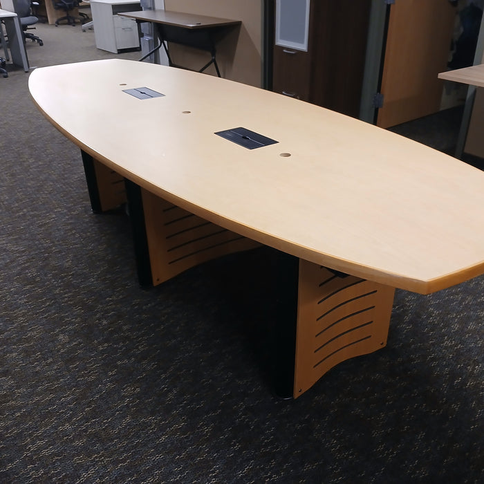 10' Boat Shape Conference Room Table
