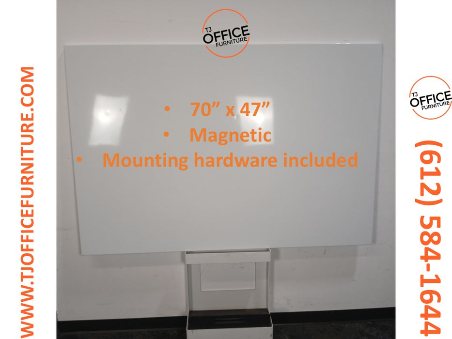 47" x 70" Steel Whiteboard / Dry Erase (#6973)