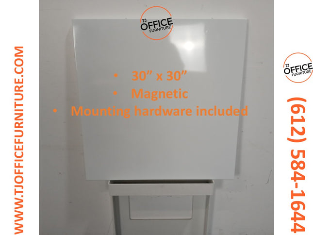 30" x 30" Steel Whiteboard / Dry Erase (#6974)