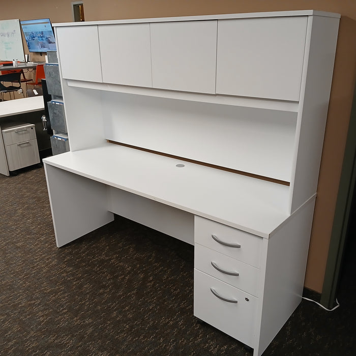 71" Credenza with Hutch