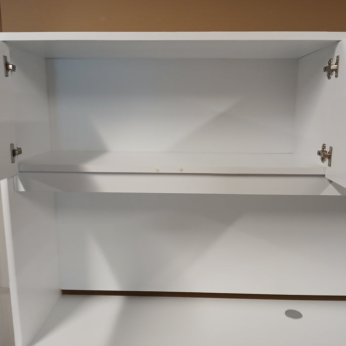 71" Credenza with Hutch