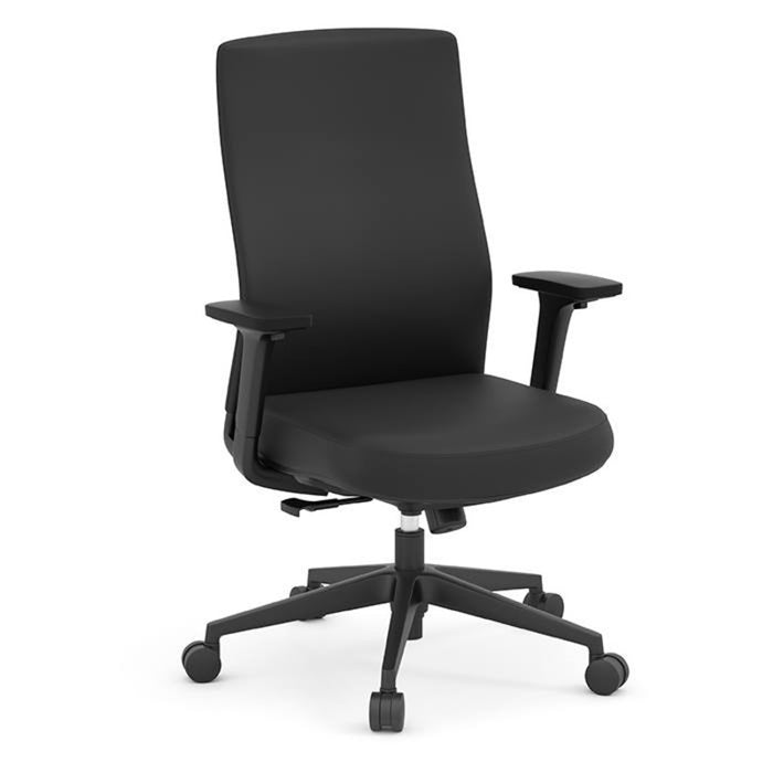 APEX MB EXE CHAIR-BLK FRM/BLK ST&BK U164