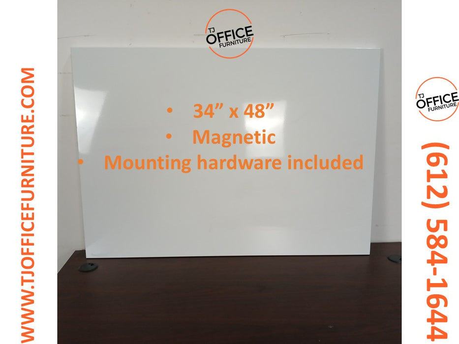 34" x 48" Metal Whiteboard / Dry Erase (#6999)