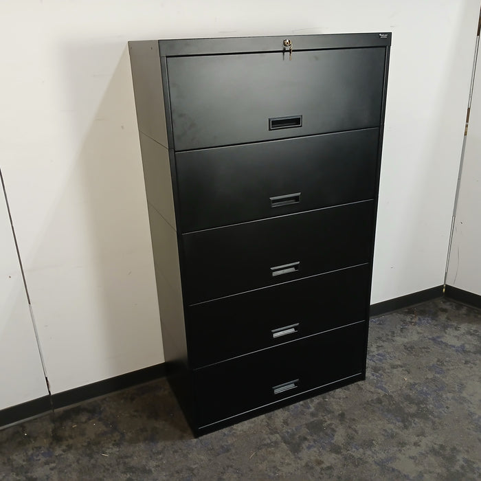 36" 5 Drawer Lateral File Cabinet