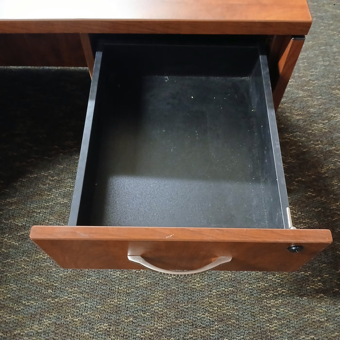 L-Shaped Bowfront Desk