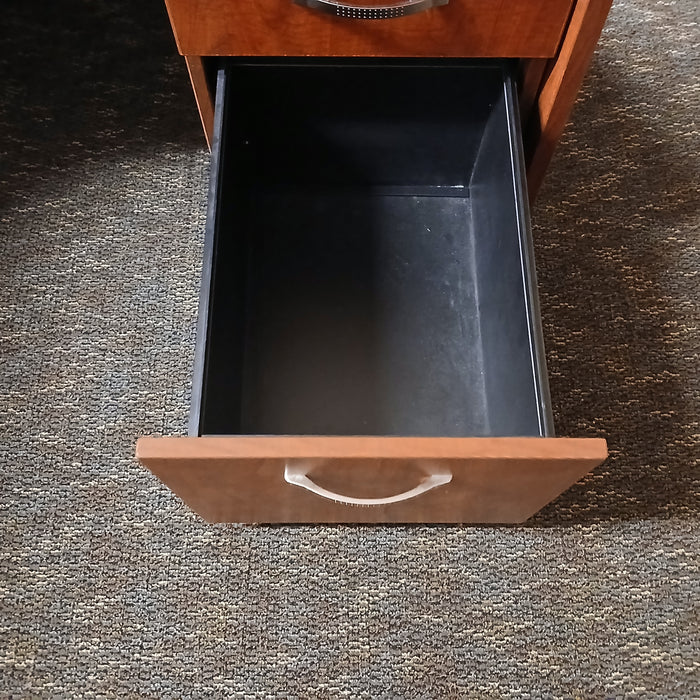 L-Shaped Bowfront Desk