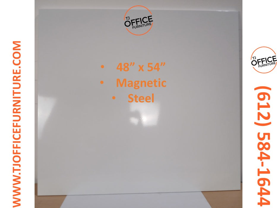 48" x 54" Steel Whiteboard / Dry Erase (#7027)