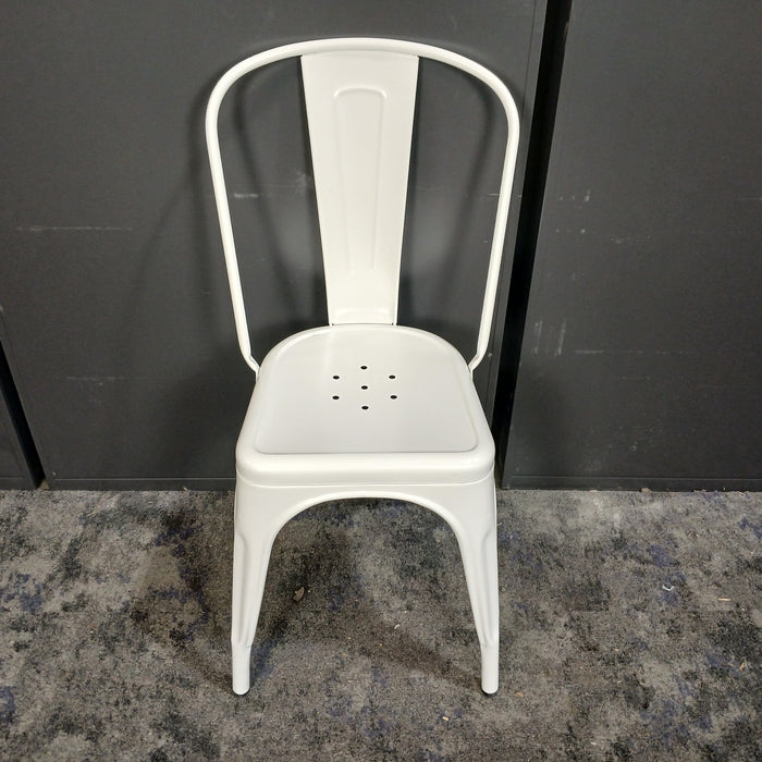 Tolix-Style Metal Café Chair