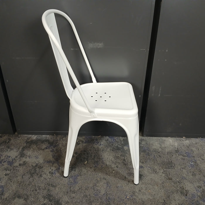 Tolix-Style Metal Café Chair