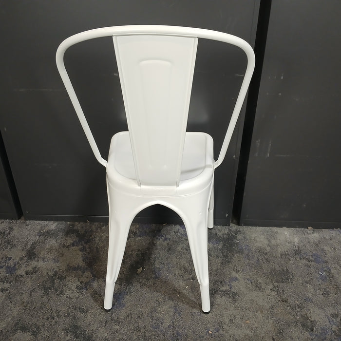 Tolix-Style Metal Café Chair