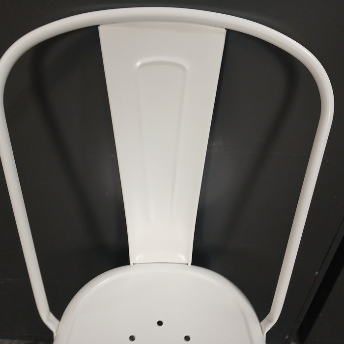 Tolix-Style Metal Café Chair