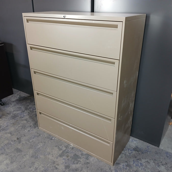 42" 5 Drawer Lateral File Cabinet