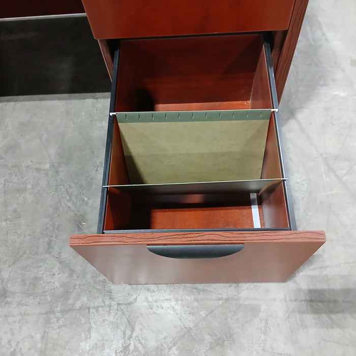 Bullet Shaped L-Desk