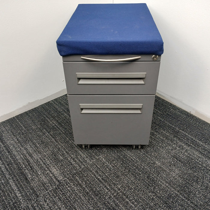 2 Drawer Pedestal File Cabinet