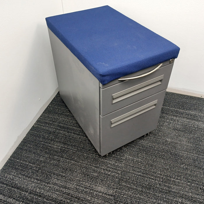 2 Drawer Pedestal File Cabinet